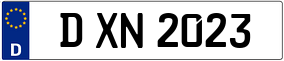 Truck License Plate